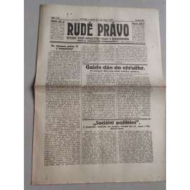 Rudé právo (14.8.1926) Ročník VII. - 1. republika, staré noviny