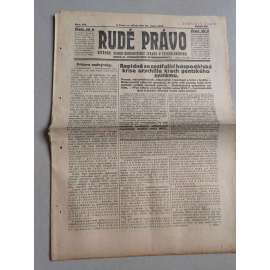 Rudé právo (18.8.1926) Ročník VII. - 1. republika, staré noviny