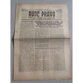 Rudé právo (20.8.1926) Ročník VII. - 1. republika, staré noviny