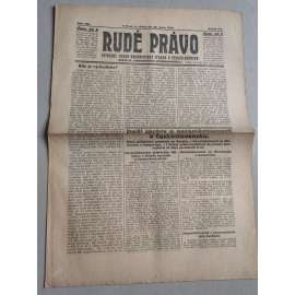 Rudé právo (25.8.1926) Ročník VII. - 1. republika, staré noviny