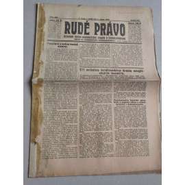 Rudé právo (1.8.1926) Ročník VII. - 1. republika, staré noviny