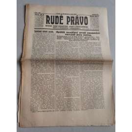 Rudé právo (2.9.1926) Ročník VII. - 1. republika, staré noviny