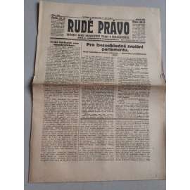 Rudé právo (4.9.1926) Ročník VII. - 1. republika, staré noviny