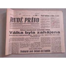 Rudé právo (4.10.1935) - 1. republika, staré noviny