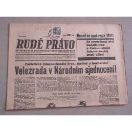 Rudé právo (6.10.1935) - 1. republika, staré noviny