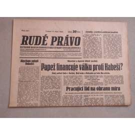 Rudé právo (11.10.1935) - 1. republika, staré noviny