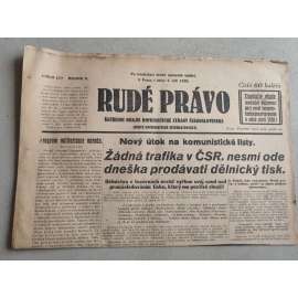 Rudé právo (3.9.1929; ročník X.) - 1. republika, staré noviny