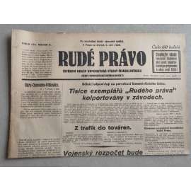 Rudé právo (5.9.1929; ročník X.) - 1. republika, staré noviny