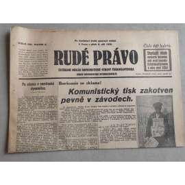 Rudé právo (6.9.1929; ročník X.) - 1. republika, staré noviny