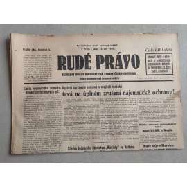 Rudé právo (13.9.1929; ročník X.) - 1. republika, staré noviny