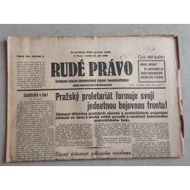 Rudé právo (22.9.1929; ročník X.) - 1. republika, staré noviny