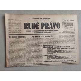 Rudé právo (27.9.1929; ročník X.) - 1. republika, staré noviny