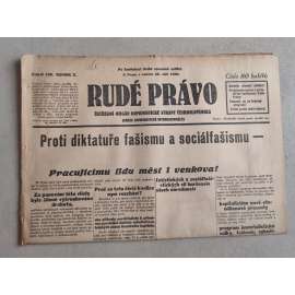 Rudé právo (28.9.1929; ročník X.) - 1. republika, staré noviny