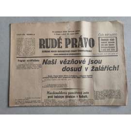 Rudé právo (30.8.1929; ročník X.) - 1. republika, staré noviny