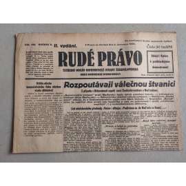 Rudé právo (4.7.1929; ročník X.) - 1. republika, staré noviny