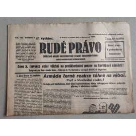 Rudé právo (5.7.1929; ročník X.) - 1. republika, staré noviny