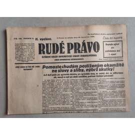 Rudé právo (10.7.1929; ročník X.) - 1. republika, staré noviny