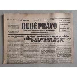 Rudé právo (11.7.1929; ročník X.) - 1. republika, staré noviny