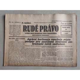 Rudé právo (11.7.1929; ročník X.) - 1. republika, staré noviny