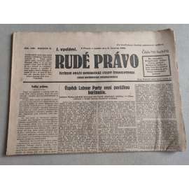 Rudé právo (2.7.1929; ročník X.) - 1. republika, staré noviny