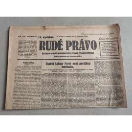 Rudé právo (2.7.1929; ročník X.) - 1. republika, staré noviny