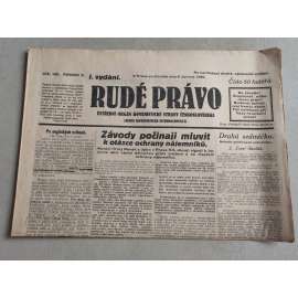 Rudé právo (6.7.1929; ročník X.) - 1. republika, staré noviny