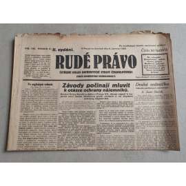 Rudé právo (6.7.1929; ročník X.) - 1. republika, staré noviny