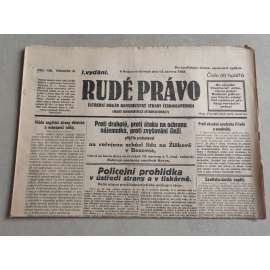 Rudé právo (13.6.1929; ročník X.) - 1. republika, staré noviny