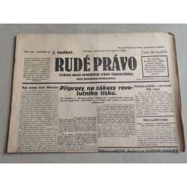 Rudé právo (14.6.1929; ročník X.) - 1. republika, staré noviny