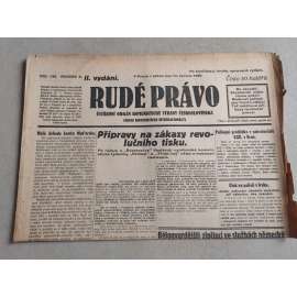 Rudé právo (14.6.1929; ročník X.) - 1. republika, staré noviny