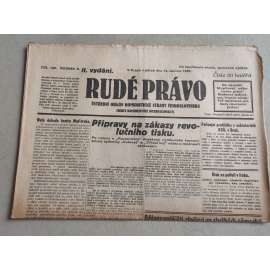 Rudé právo (14.6.1929; ročník X.) - 1. republika, staré noviny