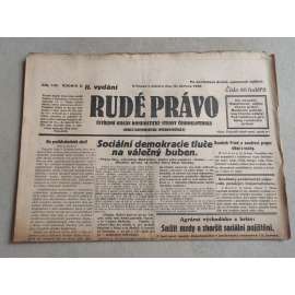 Rudé právo (15.6.1929; ročník X.) - 1. republika, staré noviny