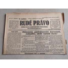 Rudé právo (16.6.1929; ročník X.) - 1. republika, staré noviny