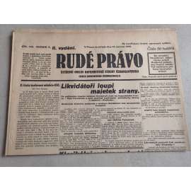 Rudé právo (19.6.1929; ročník X.) - 1. republika, staré noviny