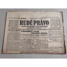 Rudé právo (19.6.1929; ročník X.) - 1. republika, staré noviny