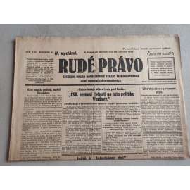 Rudé právo (20.6.1929; ročník X.) - 1. republika, staré noviny