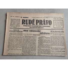 Rudé právo (21.6.1929; ročník X.) - 1. republika, staré noviny