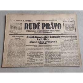 Rudé právo (22.6.1929; ročník X.) - 1. republika, staré noviny