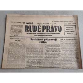 Rudé právo (25.6.1929; ročník X.) - 1. republika, staré noviny