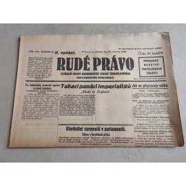 Rudé právo (26.6.1929; ročník X.) - 1. republika, staré noviny