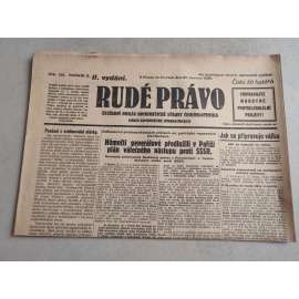 Rudé právo (27.6.1929; ročník X.) - 1. republika, staré noviny