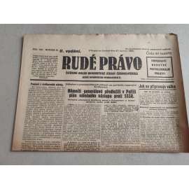 Rudé právo (27.6.1929; ročník X.) - 1. republika, staré noviny