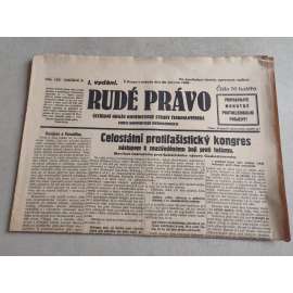 Rudé právo (29.6.1929; ročník X.) - 1. republika, staré noviny