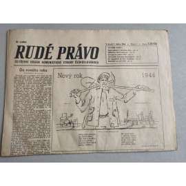 Rudé právo (1.1.1946) - staré noviny