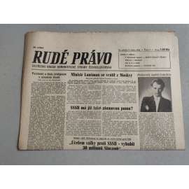 Rudé právo (9.1.1946) - staré noviny