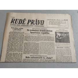 Rudé právo (29.1.1946) - staré noviny