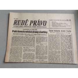 Rudé právo (7.6.1946) - staré noviny