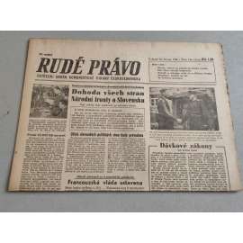 Rudé právo (25.6.1946) - staré noviny