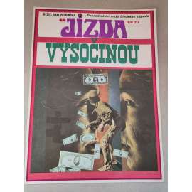 Jízda vysočinou (filmový plakát, film USA 1962, režie: Sam Peckinpah; Hrají: Joel McCrea, Randolph Scott, Mariette Hartley, Ron Starr)