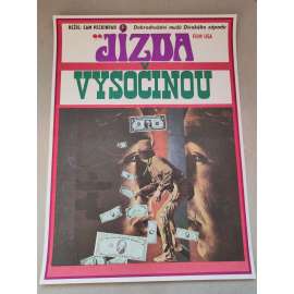 Jízda vysočinou (filmový plakát, film USA 1962, režie: Sam Peckinpah; Hrají: Joel McCrea, Randolph Scott, Mariette Hartley, Ron Starr)